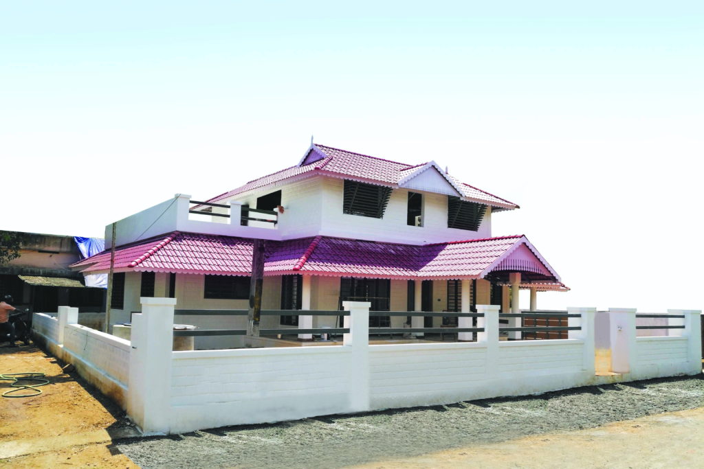 House Made of Interlock Blocks