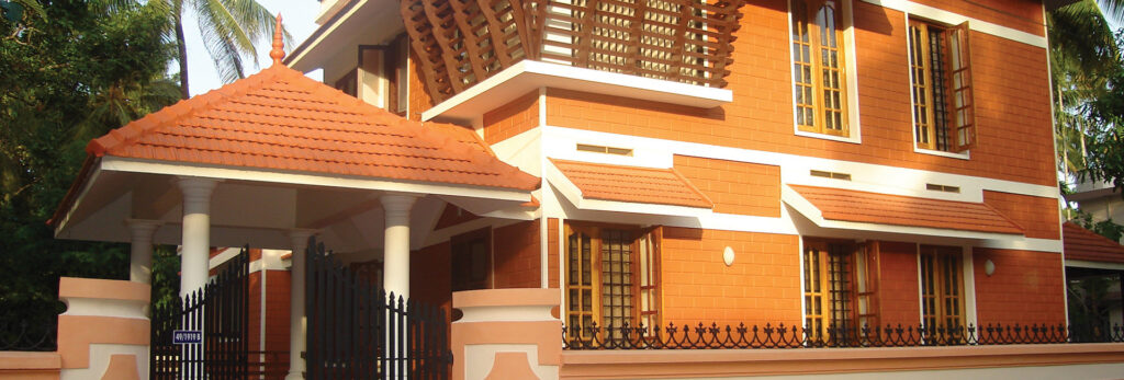 House made of Mud Interlock Blocks